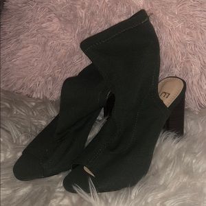Open Heel and Toe Ankle booties